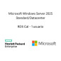 Sistema Operativo Hewlett Packard Enterprise LTU de Microsoft Windows Server 2025 con servicio de escritorio remoto 1 usuario CA