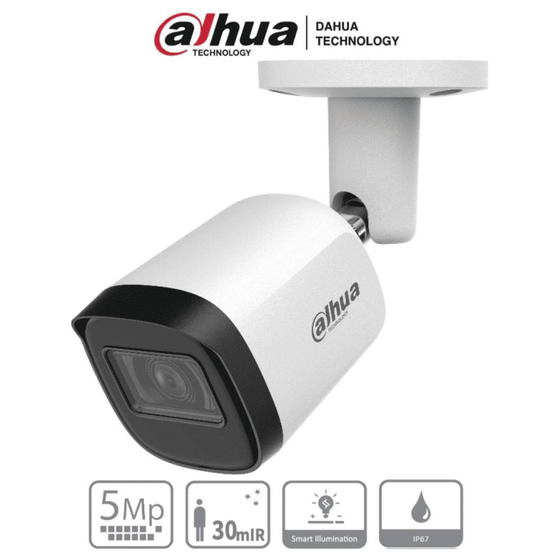 Cámara Bala Análoga Dahua Technology DH-HAC-B2A51N-0280B-S2