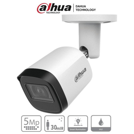 Cámara Bala Análoga Dahua Technology DH-HAC-B2A51N-0280B-S2