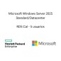 Sistema Operativo Hewlett Packard Enterprise LTU de Microsoft Windows Server 2025 con servicio de escritorio remoto 5 usuarios C