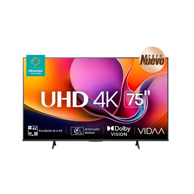 Televisiones Hisense 75A65NV