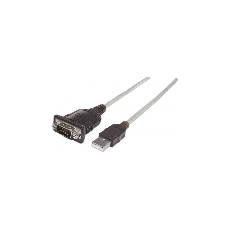 Convertidor USB a Serial MANHATTAN 151856