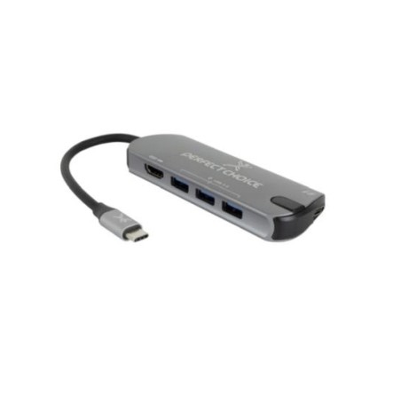 HUB 5 EN 1 USB-C PERFECT CHOICE PC-101246