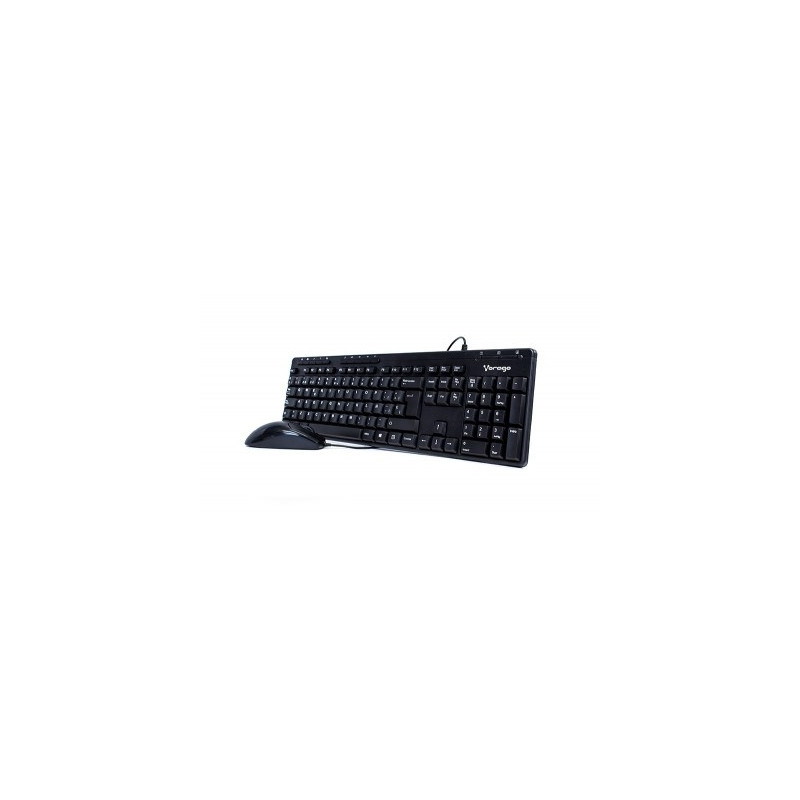 Kit de Teclado y Mouse VORAGO KM-104