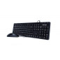 Kit de Teclado y Mouse VORAGO KM-104