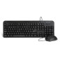 Kit de Teclado y Mouse VORAGO KM-107