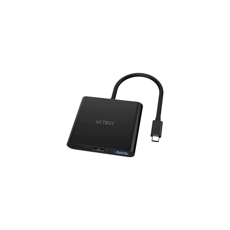 Adaptador 3 en 1 USB-C ACTECK AH445