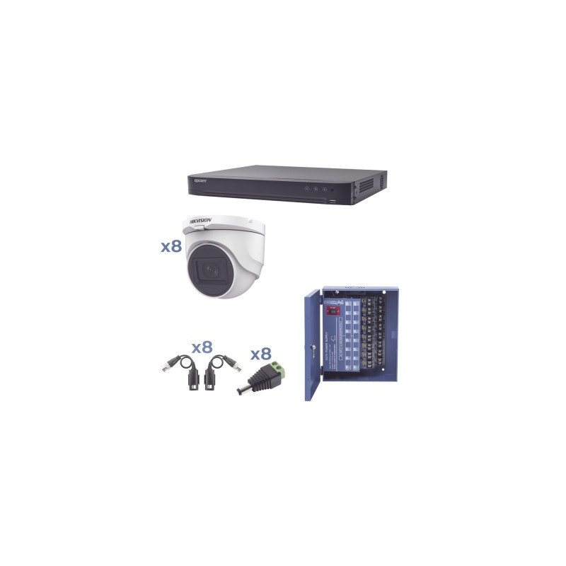 Kit TurboHD HIKVISION KH1080P8DW
