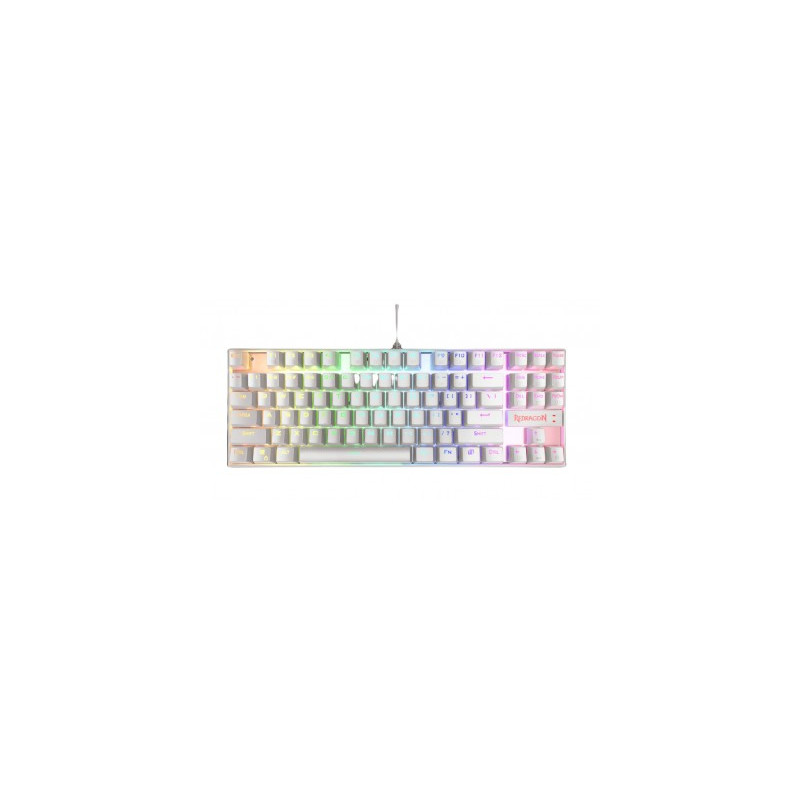 Teclado Mecánico Redragon Kumara White RGB