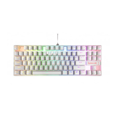 Teclado Mecánico Redragon Kumara White RGB