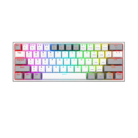 Teclado Mecánico Redragon Fizz Pro White/Gray