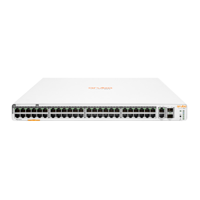 Switch ARUBA Switch Aruba Instant On 1960 48 G 40 p Clase 4 8p Clase 6 PoE 2 XGT 2 SFP+ 600 W (JL809A)